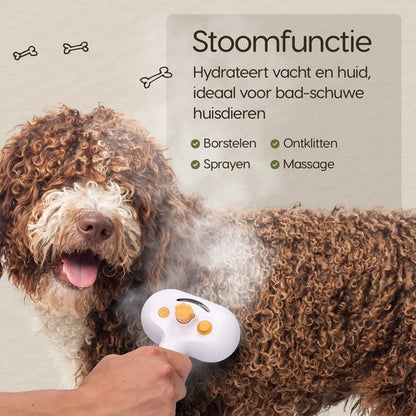 PawMist – Elektrische Sprayborstel voor Honden & Katten