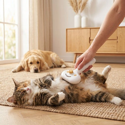 PawMist – Elektrische Sprayborstel voor Honden & Katten