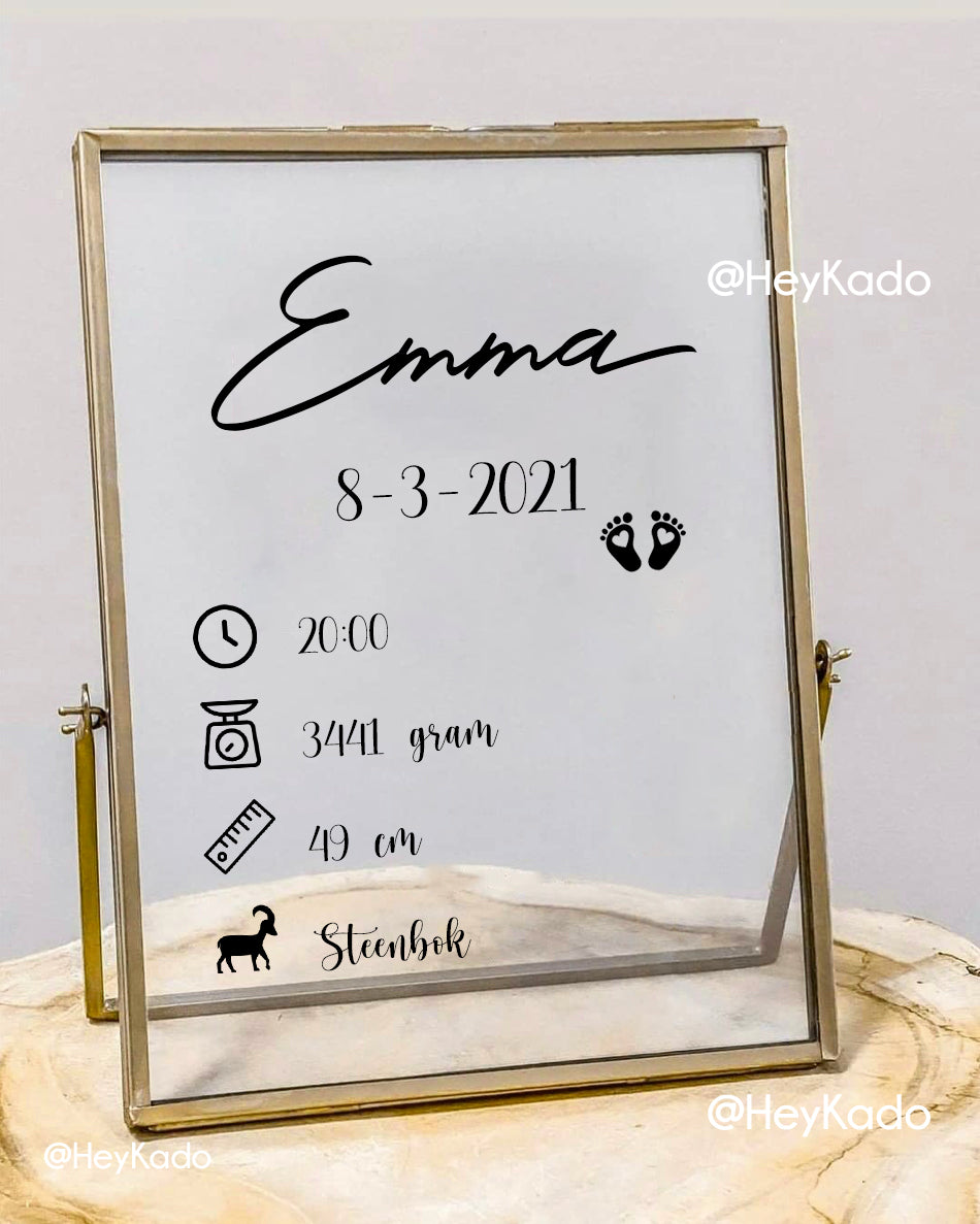 New Born transparant fotolijst