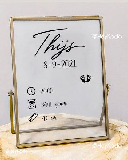 New Born transparant fotolijst