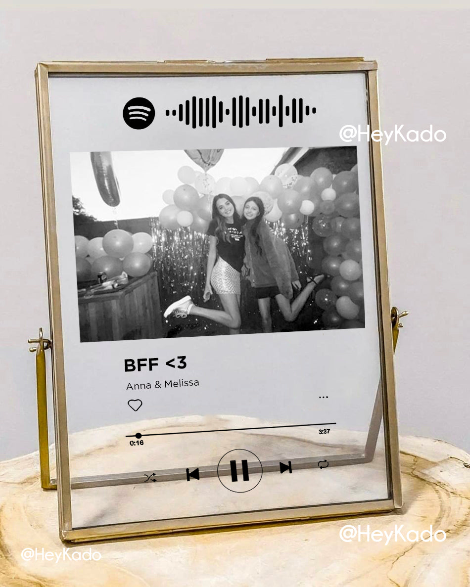 Spotify Fotolijst – Gepersonaliseerd met jouw liedje