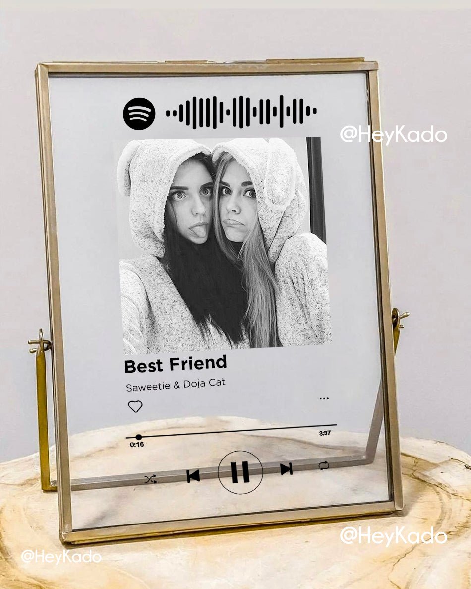 Spotify Fotolijst – Gepersonaliseerd met jouw liedje