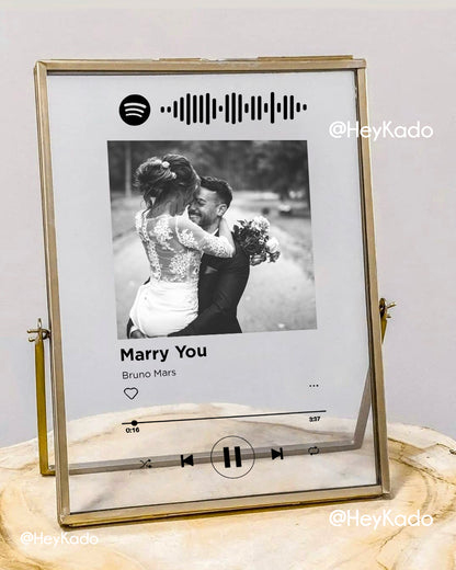 Spotify Fotolijst – Gepersonaliseerd met jouw liedje
