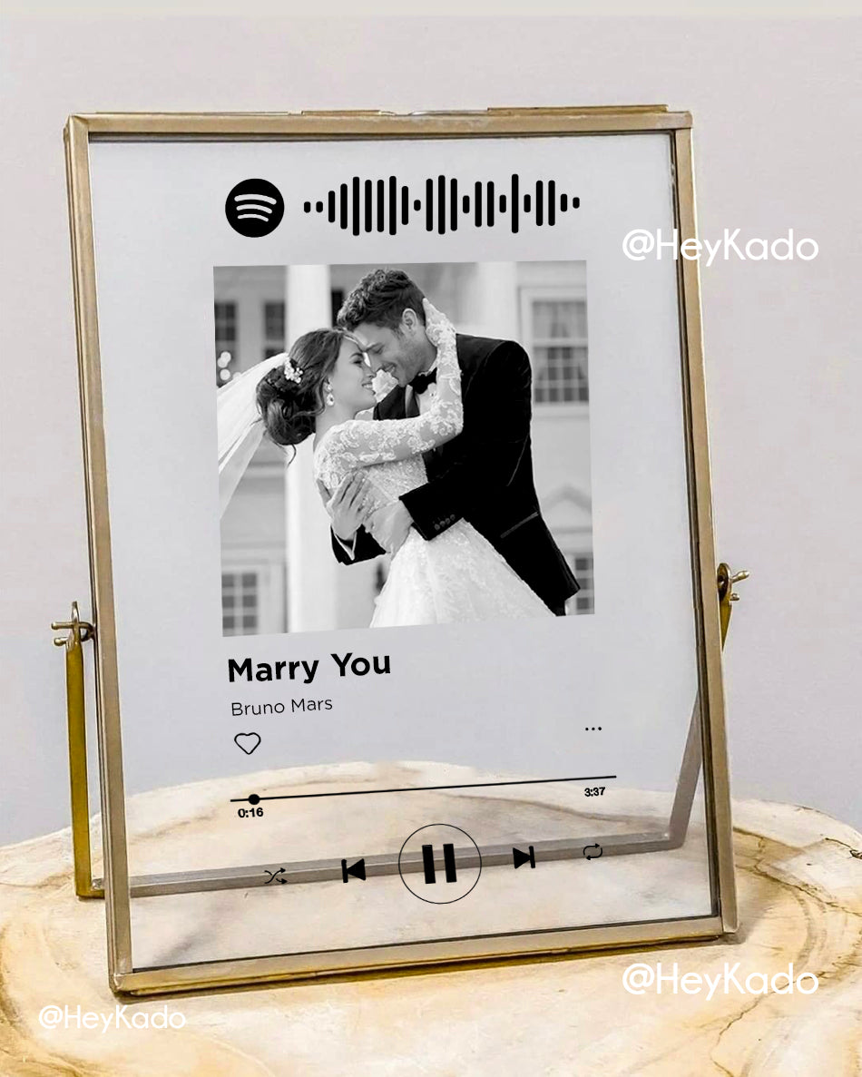 Spotify Fotolijst – Gepersonaliseerd met jouw liedje