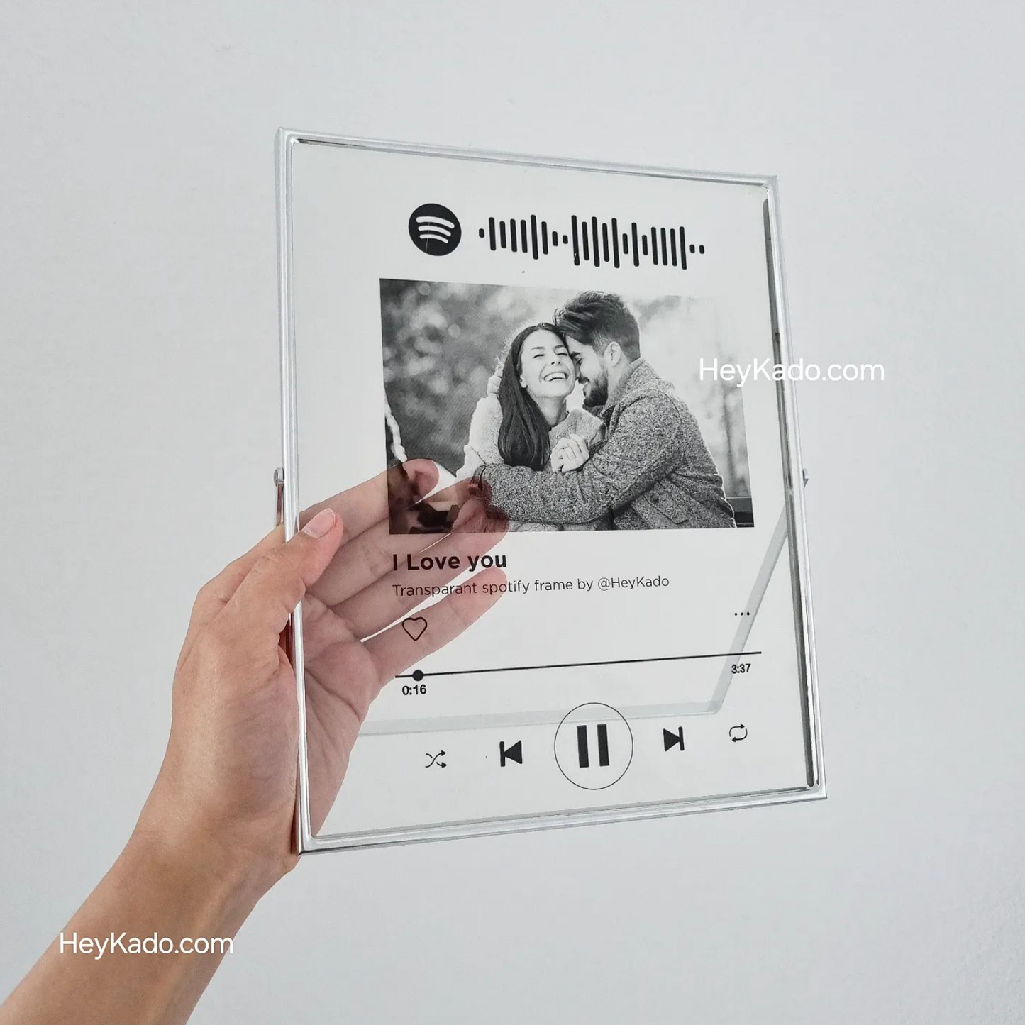 Spotify Fotolijst – Gepersonaliseerd met jouw liedje